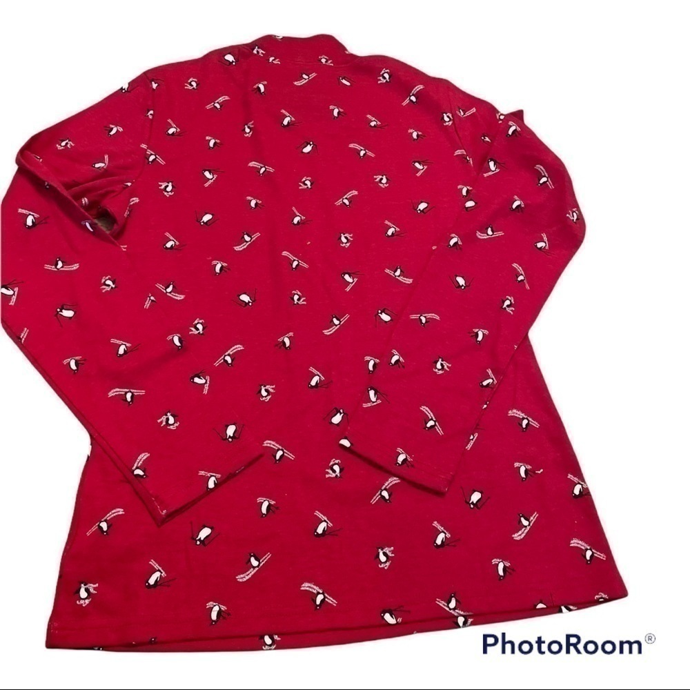 𝅺mkaren Scott skiing penguin turtleneck - Picture 2 of 7